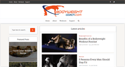 Desktop Screenshot of bodyweightcoach.com